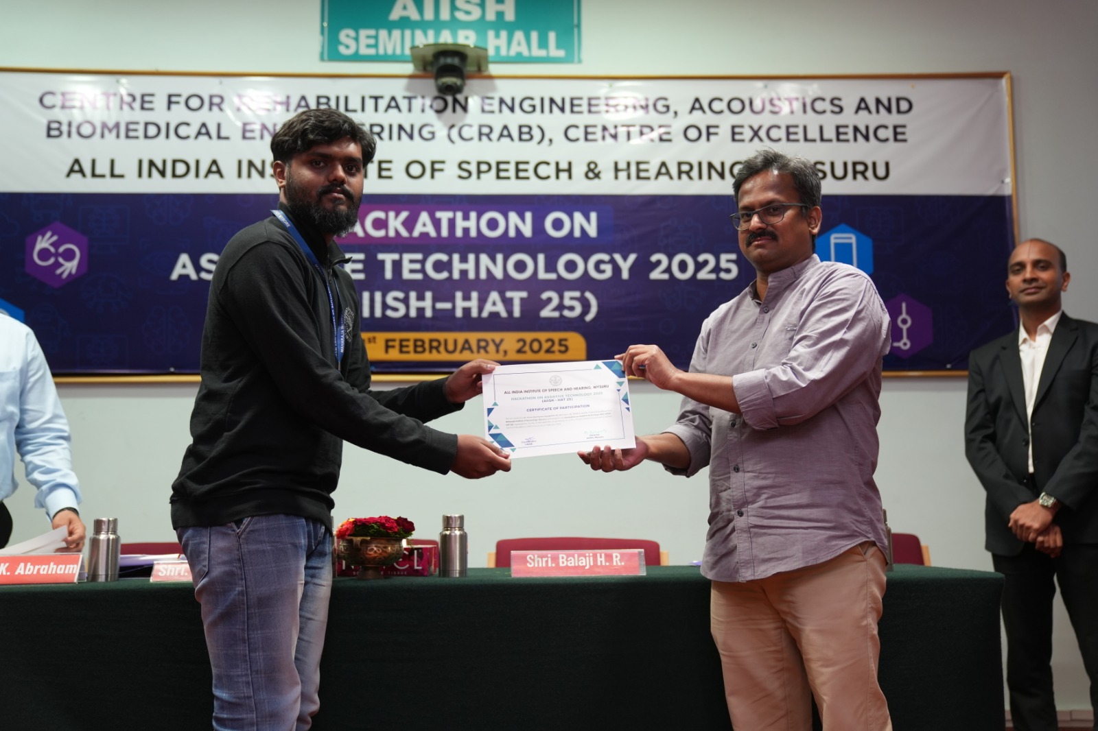 7. AIISH - Hackathon on Assistive Technology, Mysuru